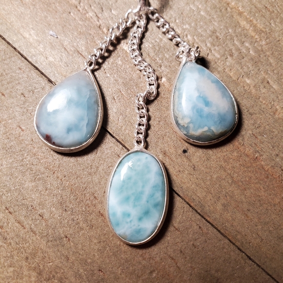 Larimar necklace - Picture 2 of 5